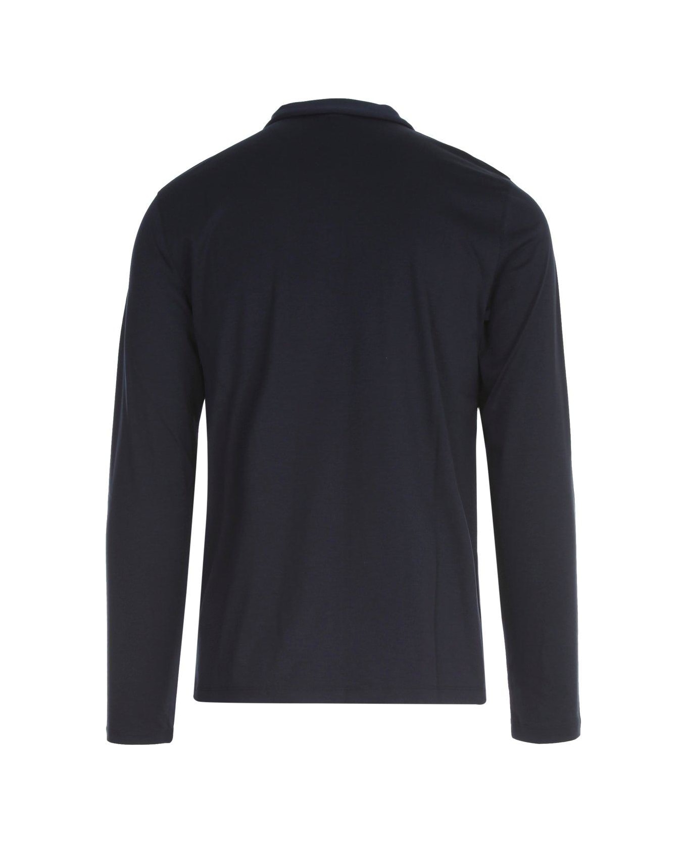 Michael Kors Long Sleeve Sleek Polo Shirt - Midnight シャツ