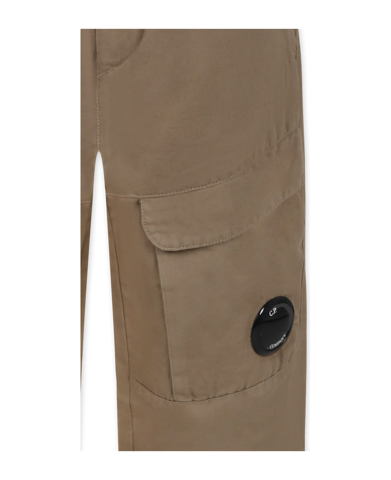 C.P. Company Undersixteen Beige Trousers For Boy - Beige