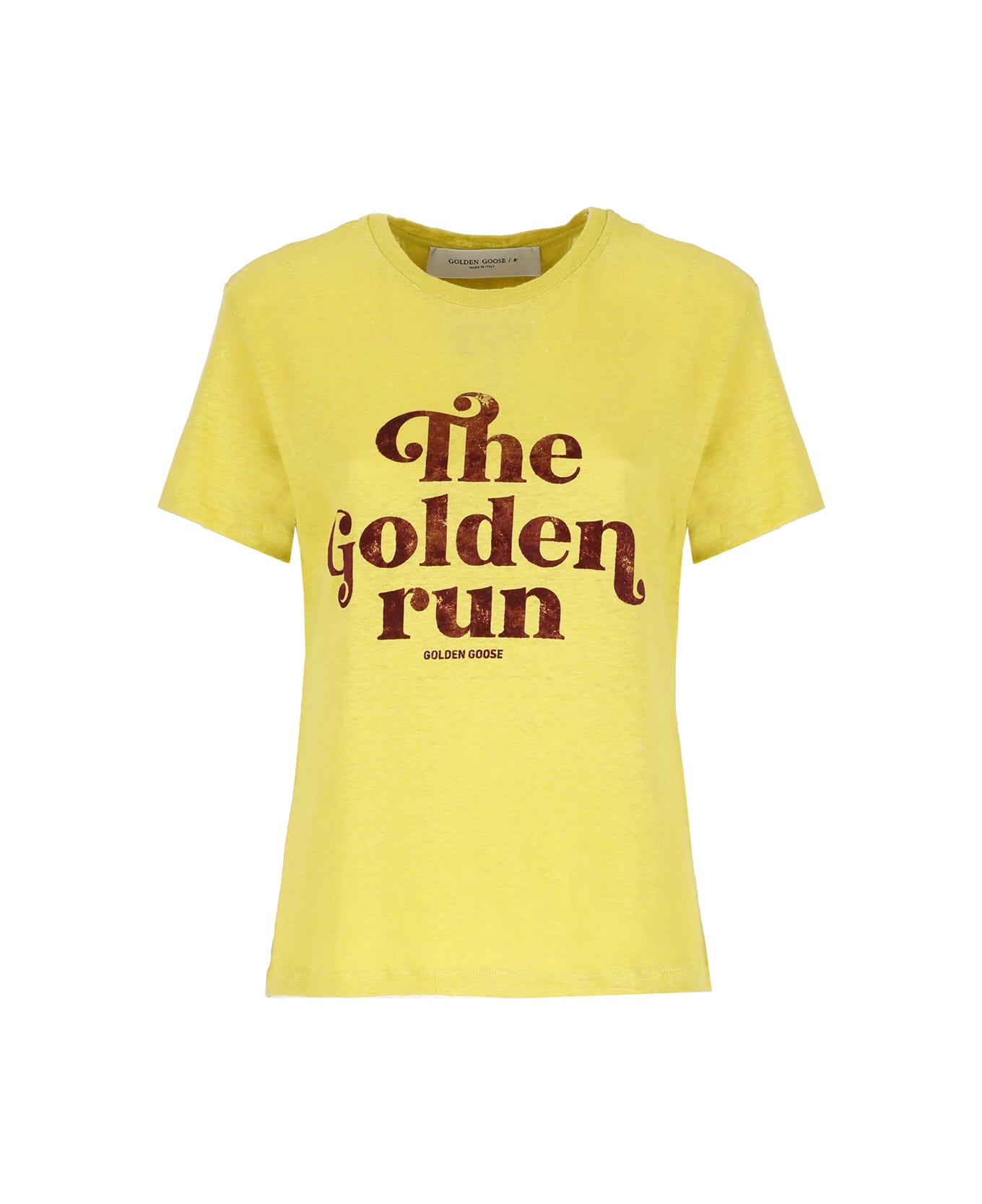 Golden Goose Doris Slim T-shirt - Yellow Tシャツ
