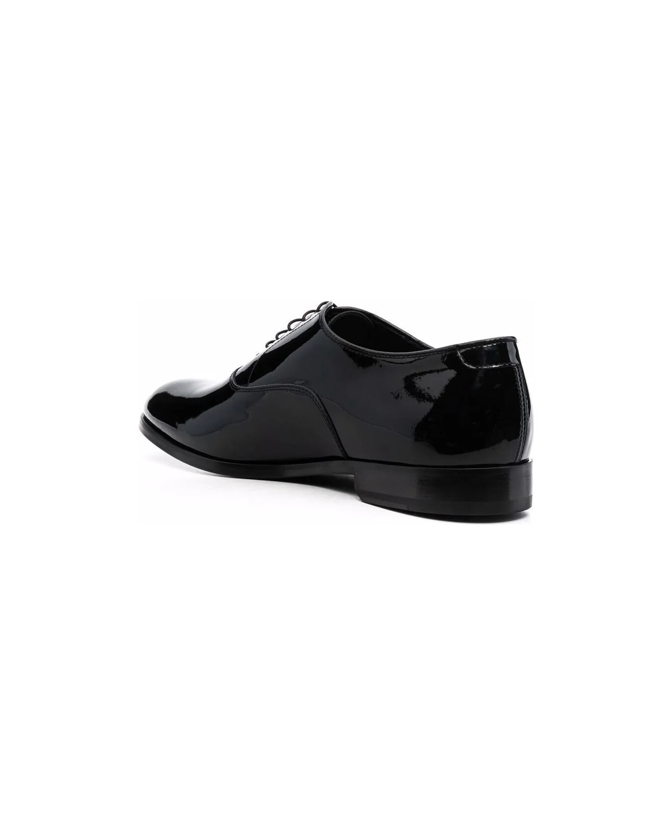 Doucal's Oxford Lace Up Shoes - Black ローファー＆デッキシューズ