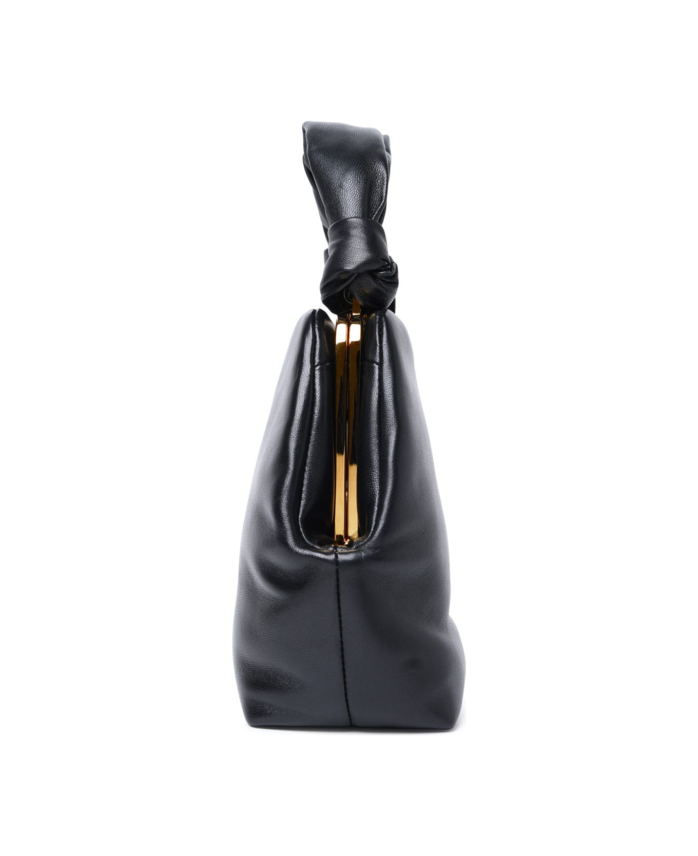Jil Sander 'goji Square' Small Black Leather Bag - Black トートバッグ