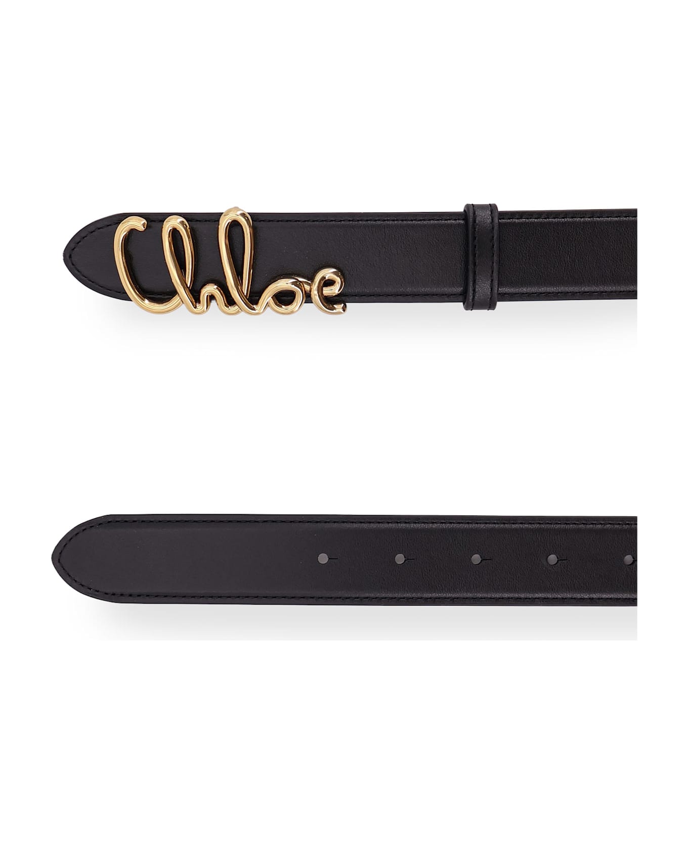 Chloé Iconic Leather Belt - Black