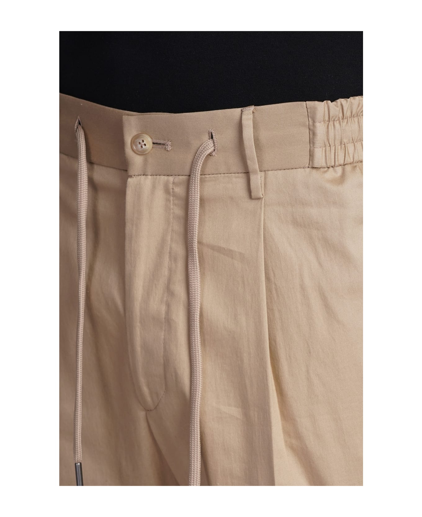 Tagliatore 0205 P-newman Pants In Beige Cotton - beige