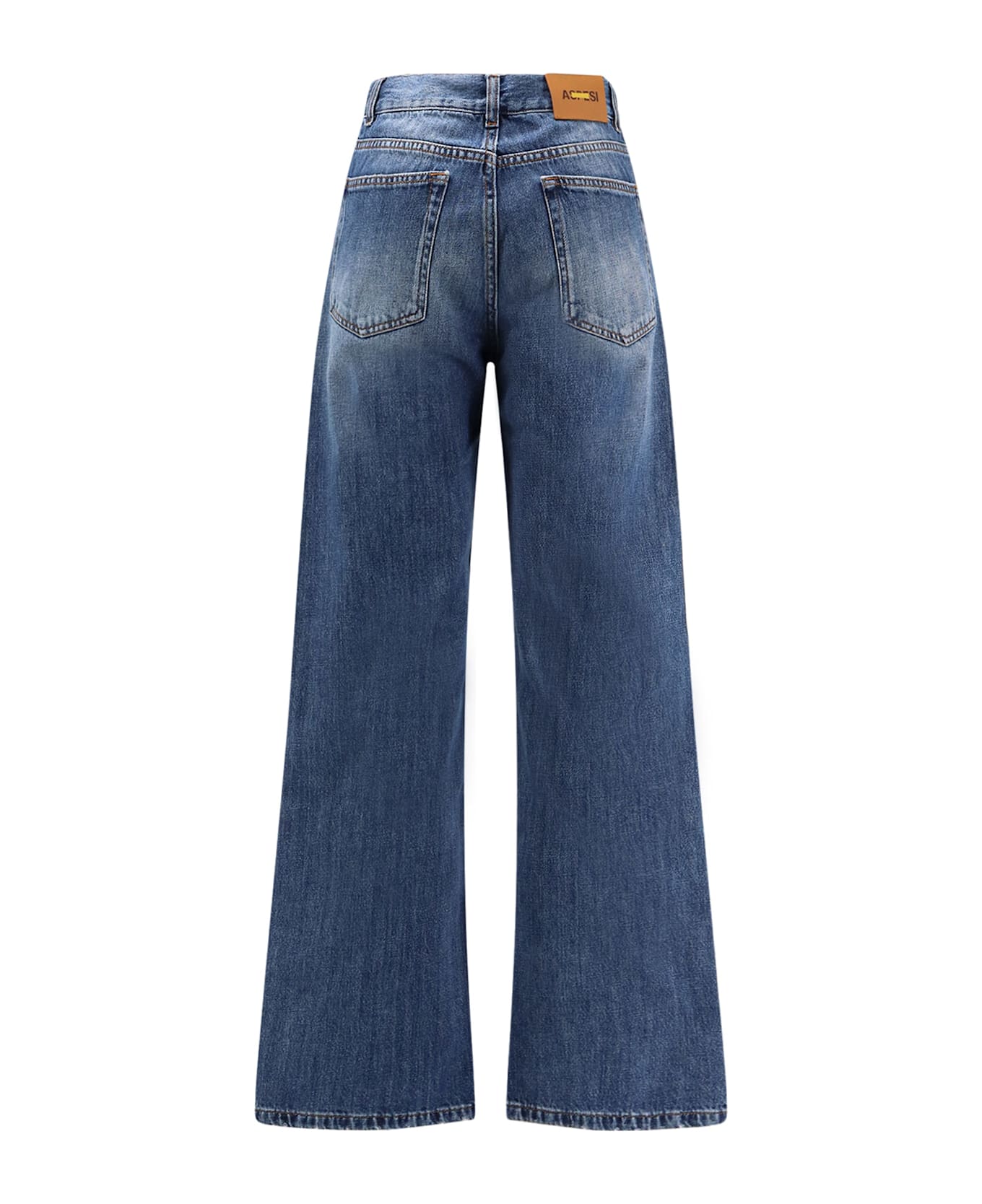 Aspesi Wide Leg Jeans - Denim
