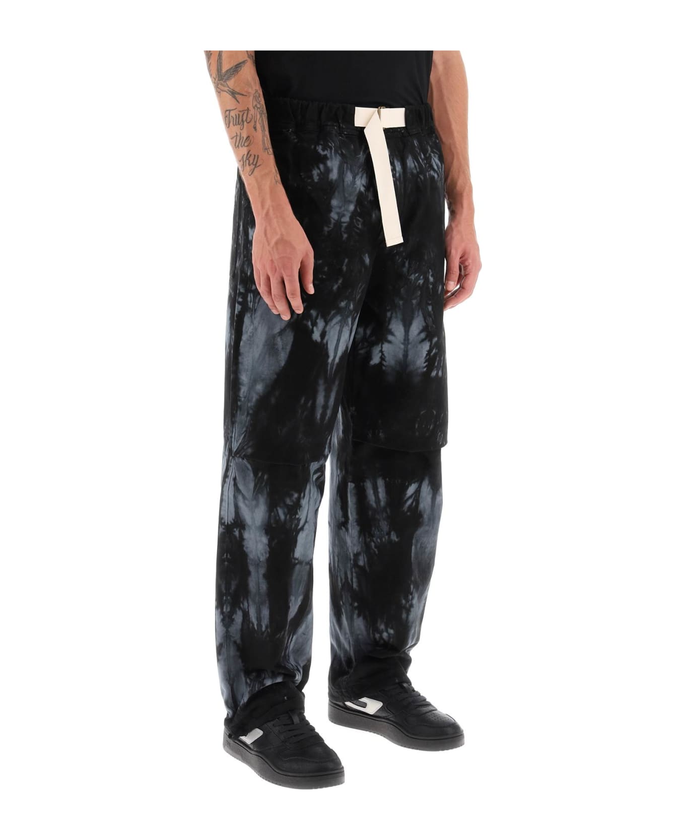 DARKPARK Jordan Tie-dye Pants - BLACK GREY (Grey)