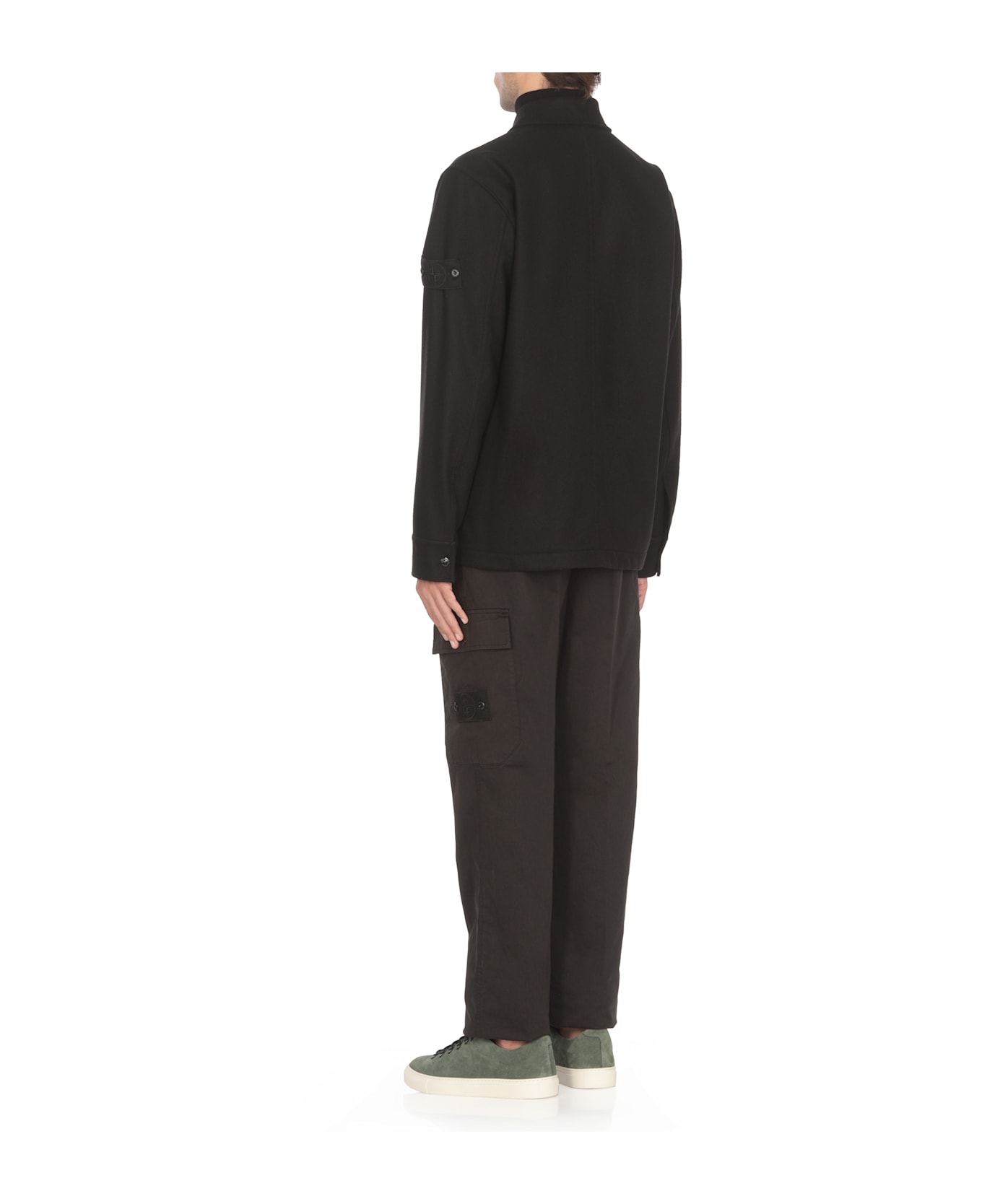 Stone Island Ghost Overshirt - Black