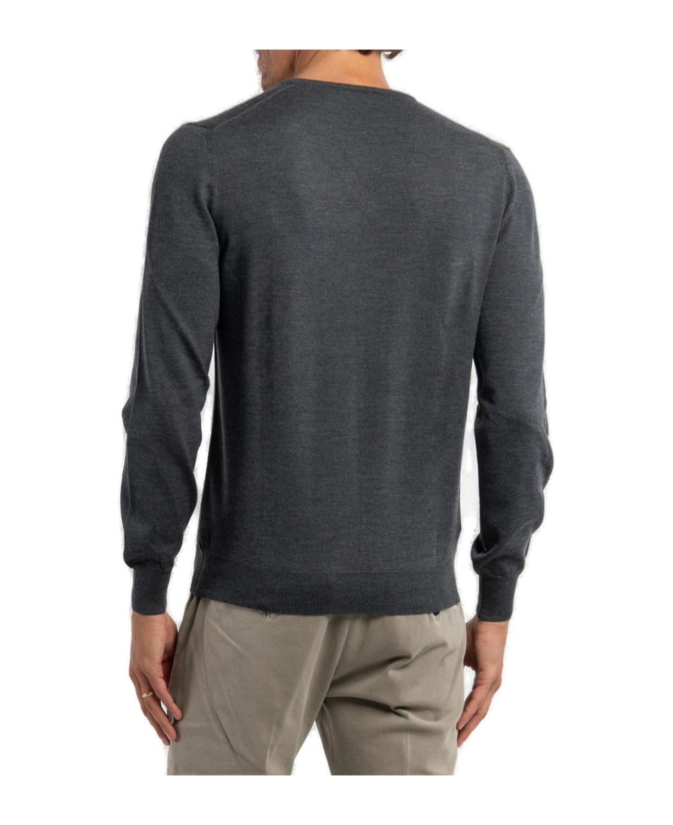 Gran Sasso V-neck Knitted Pullover - C ニットウェア