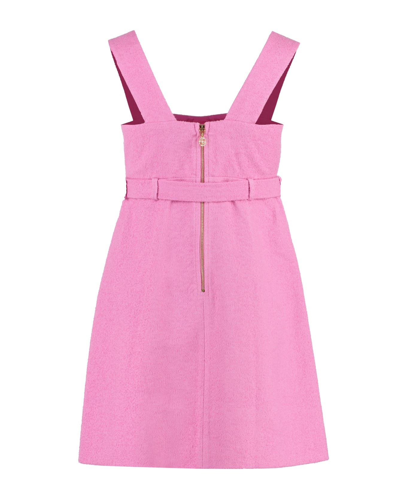 Patou Belted Waist Dress - Pink
