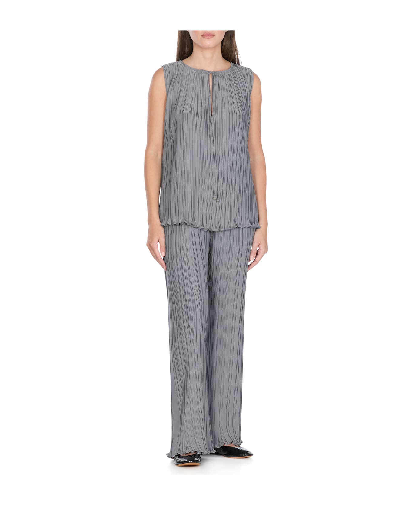 Lanvin Leather Ballet Shoes - Black