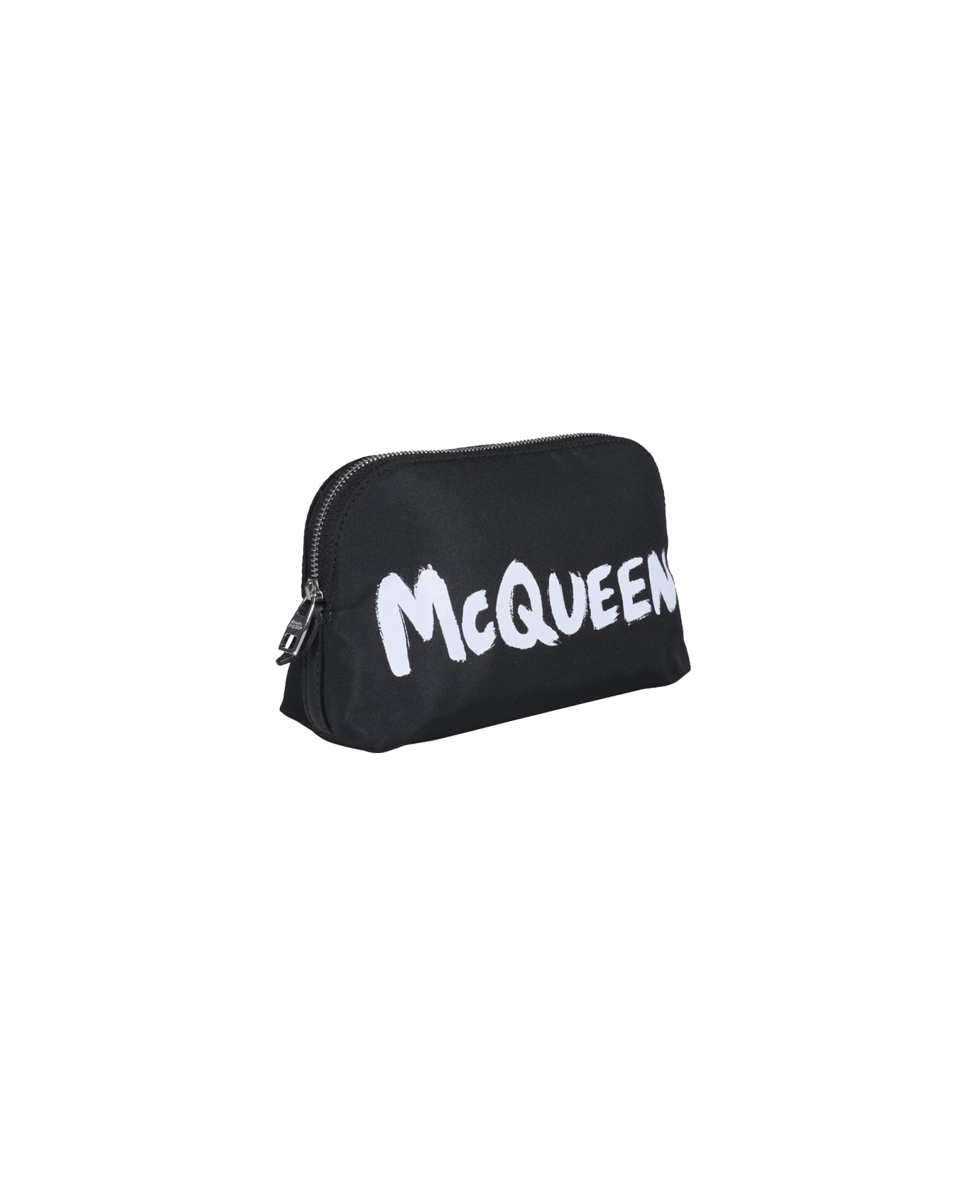 Alexander McQueen Graffiti Logo Pouch - Black