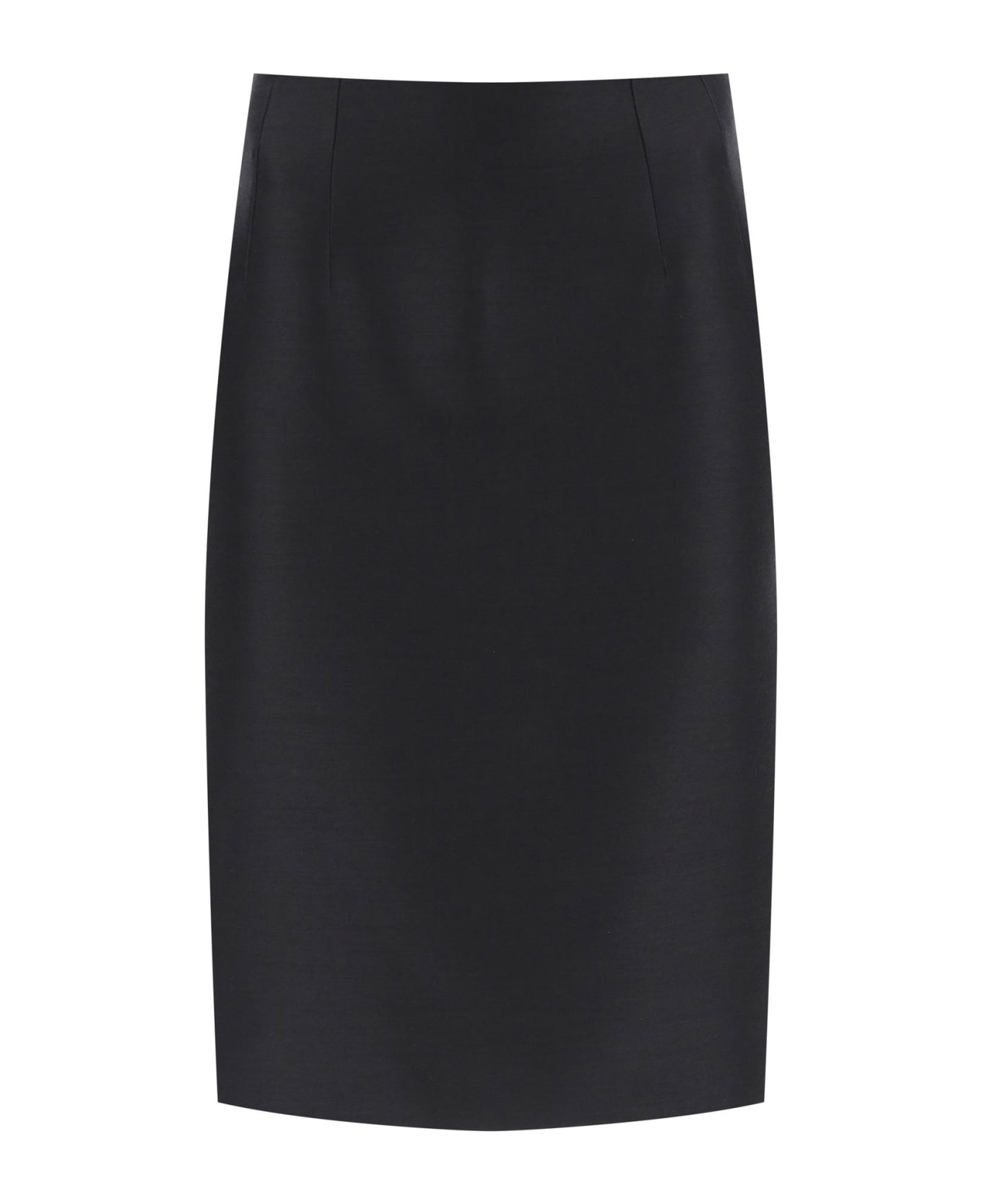 Versace Midi Longuette Skirt - Nero