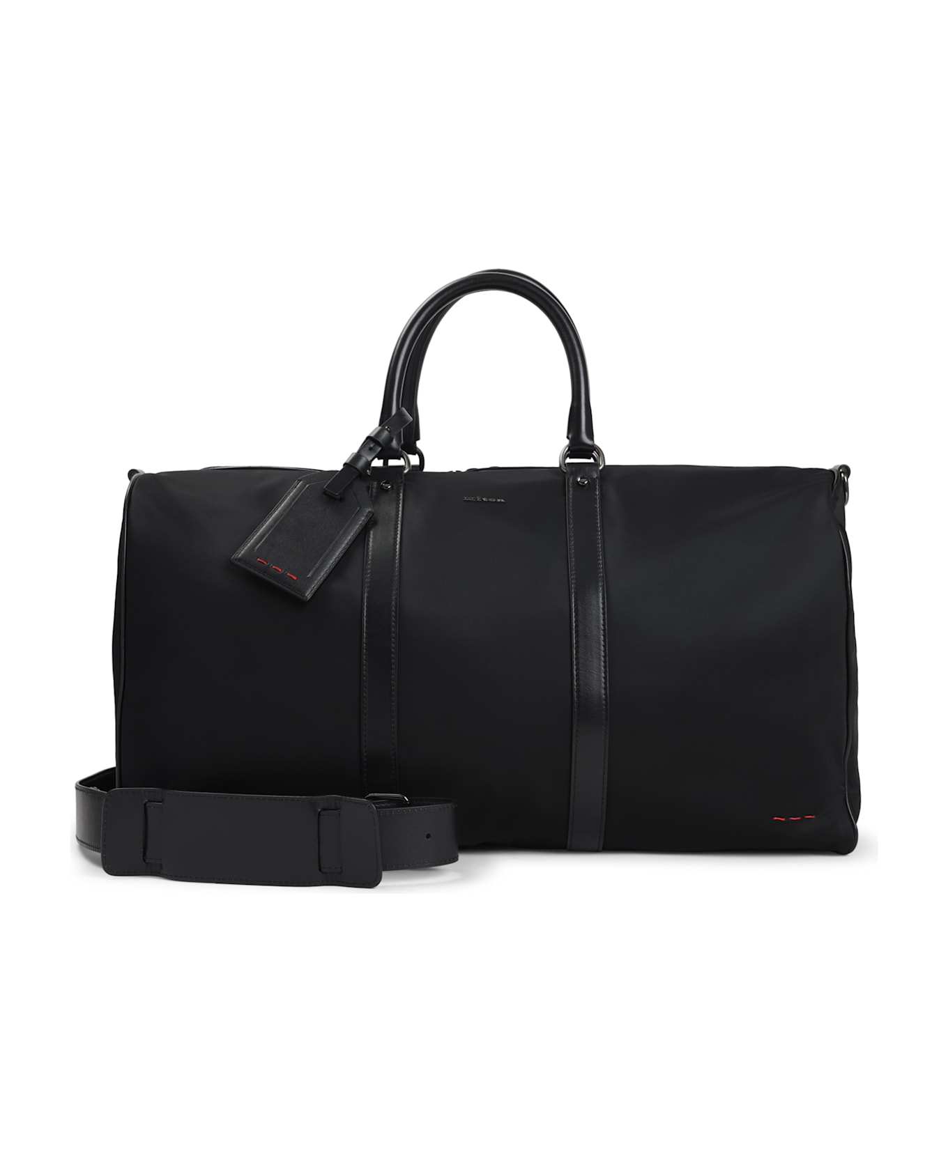 Kiton Polyamide Duffle Bag - Black