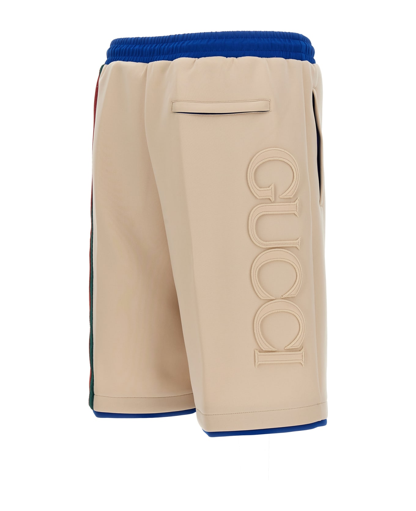 Gucci Logo Bermuda Shorts - Beige