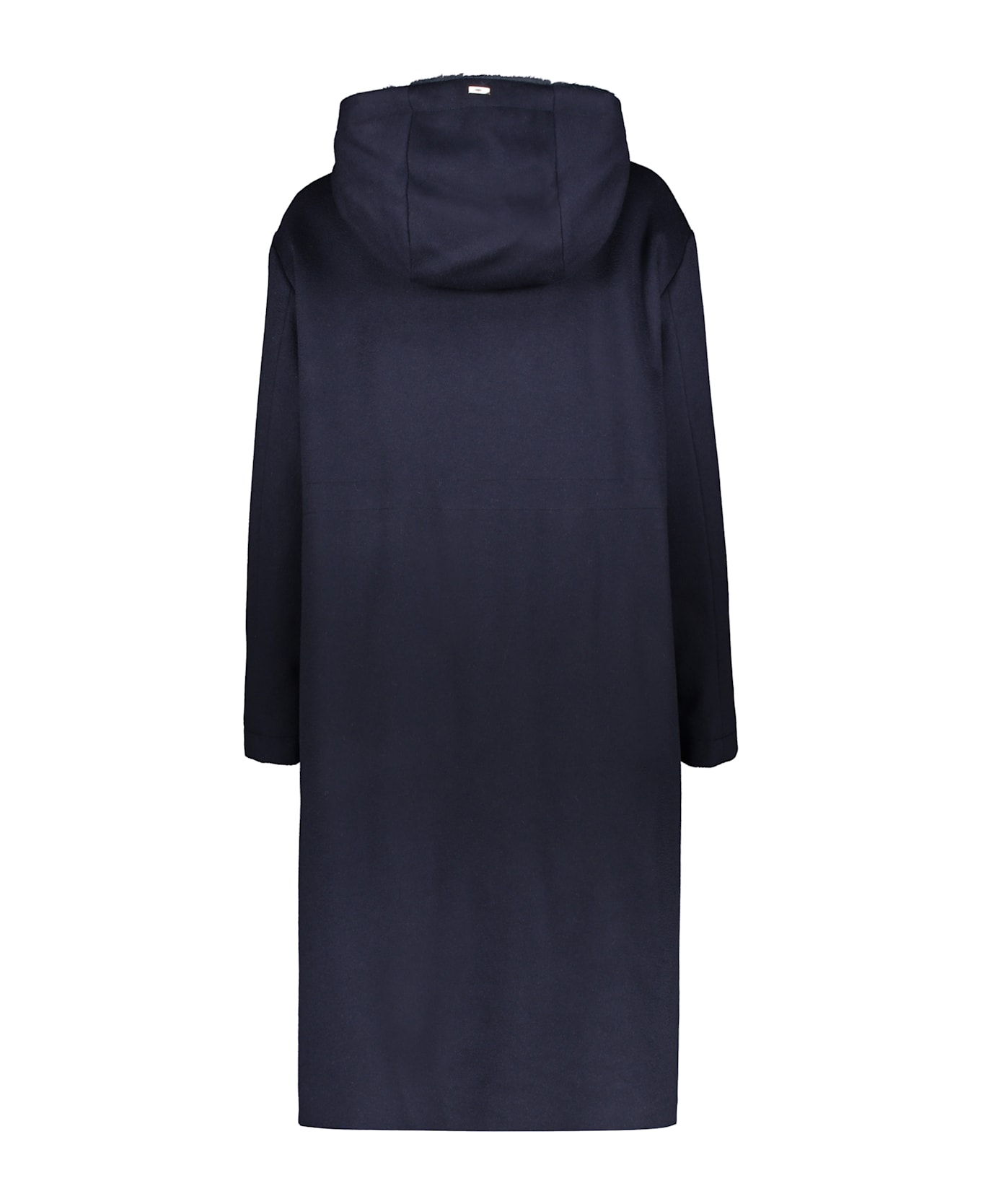Herno Virgin Wool Coat - blue