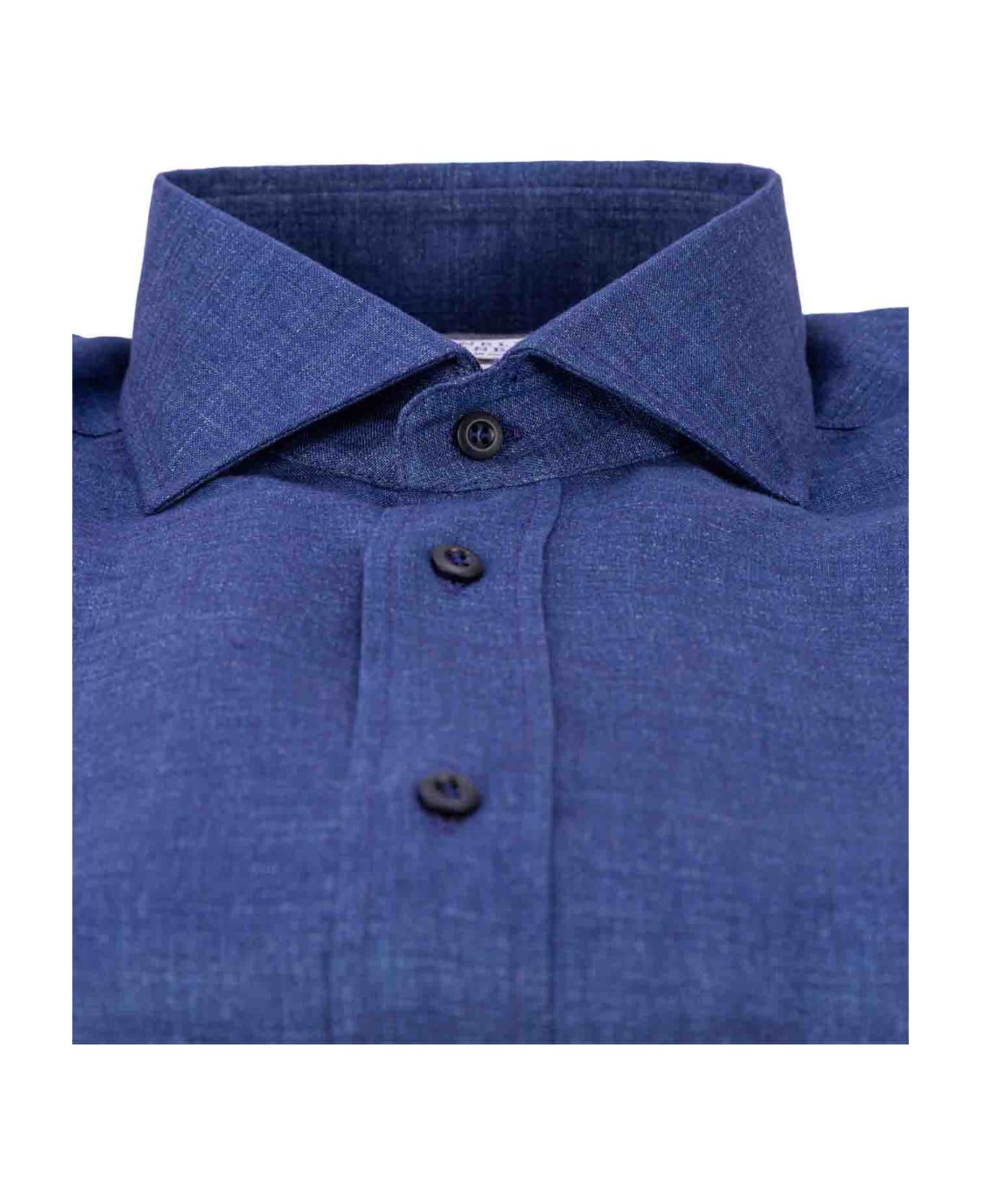 Brunello Cucinelli Linen Shirt - Blue シャツ