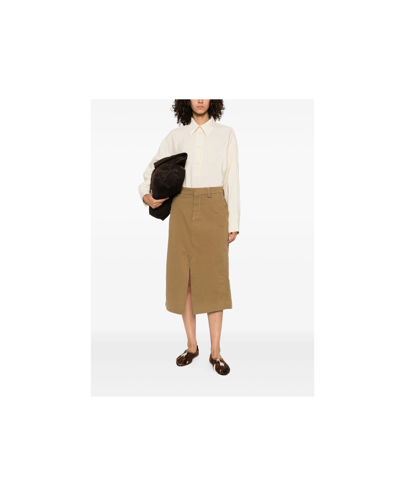 7 For All Mankind Skirt - NEUTRALS