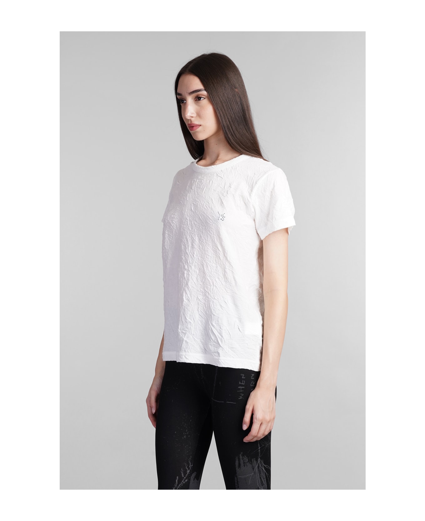 Yohji Yamamoto T-shirt In White Cotton - white