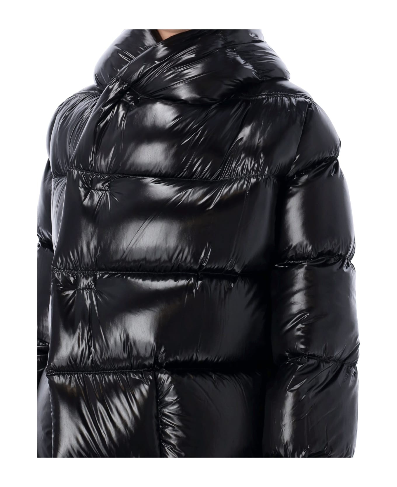 Rick Owens Ls Hooded Liner - BLACK