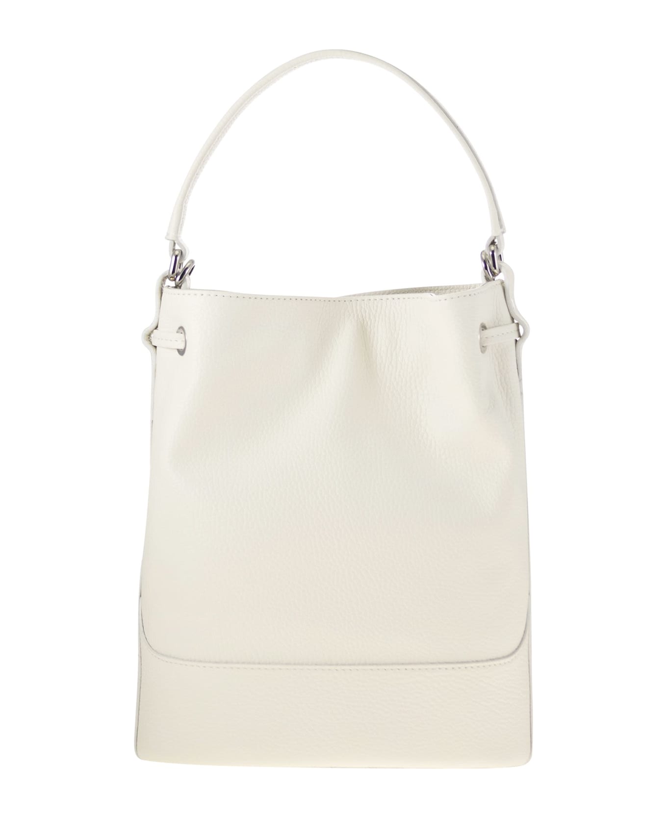 Zanellato Monda
 - Leather Bucket Bag - White