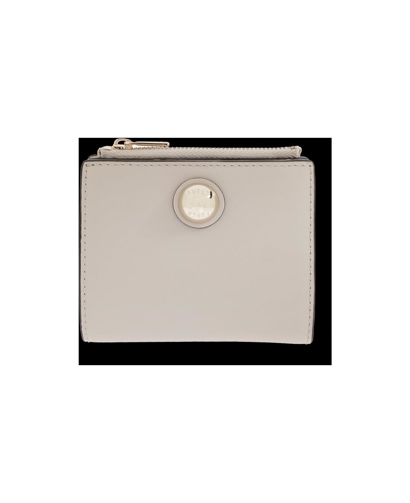 Furla Sfera Compact S Bi-fold Wallet - Vanilla