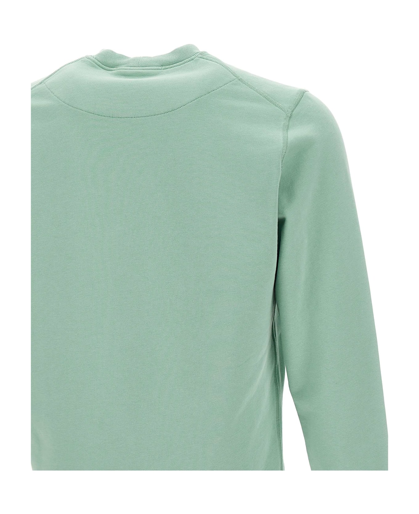 Stone Island Cotton Sweatshirt Fleece - GREEN