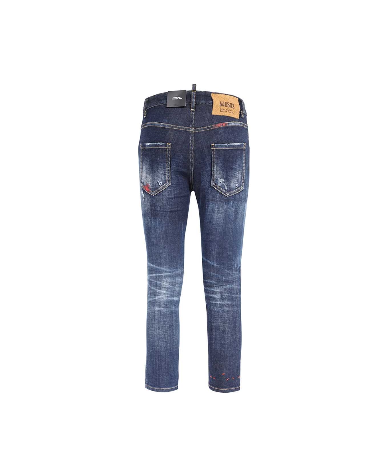 Dsquared2 Cool Girl Cropped Jeans - Denim
