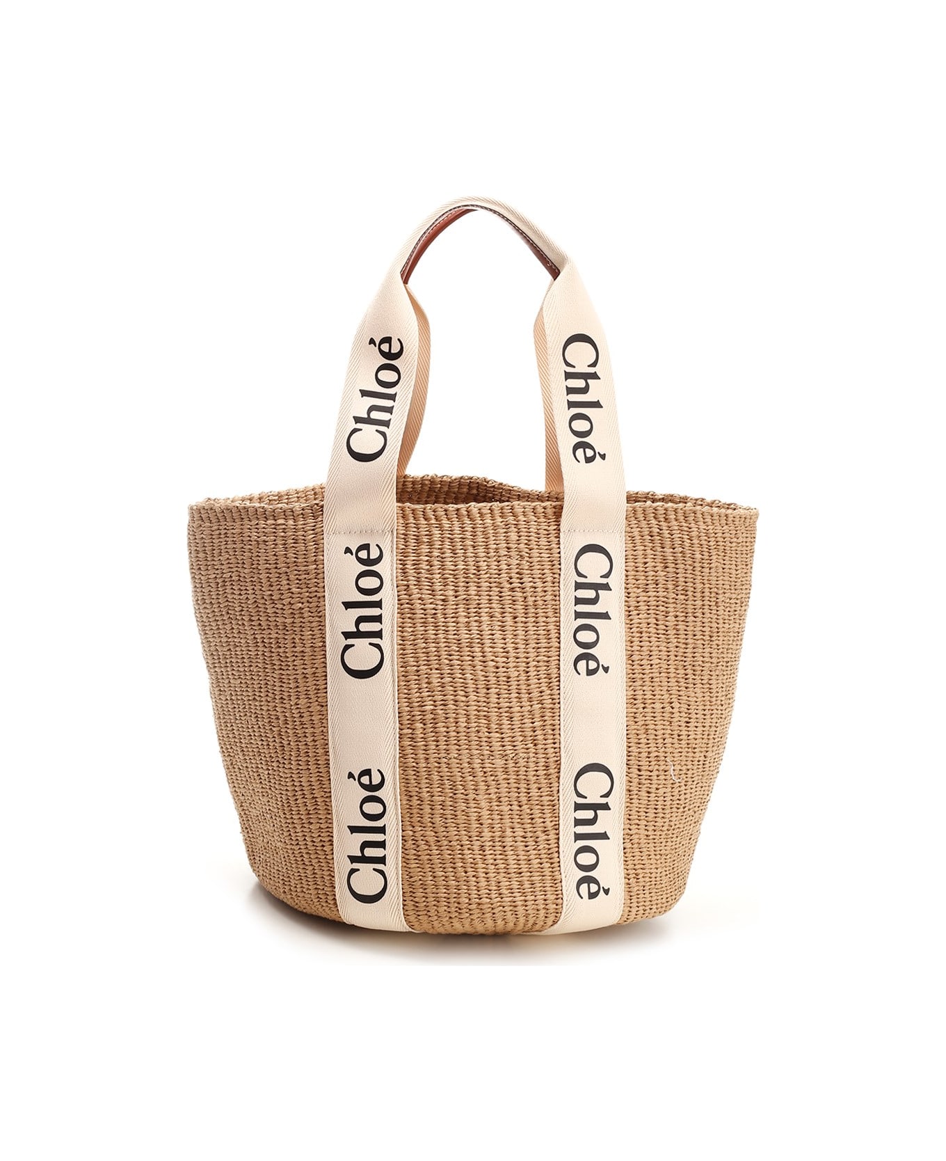 Chloe ウッティ シアリンク フラット サンタル CHC21W543U5 101 Chloé Large Woody Shoulder Bag | italist