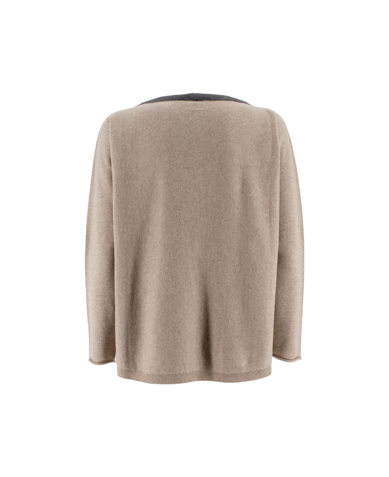 Le Tricot Perugia Sweater - D.BEIGE/D.GREY ニットウェア