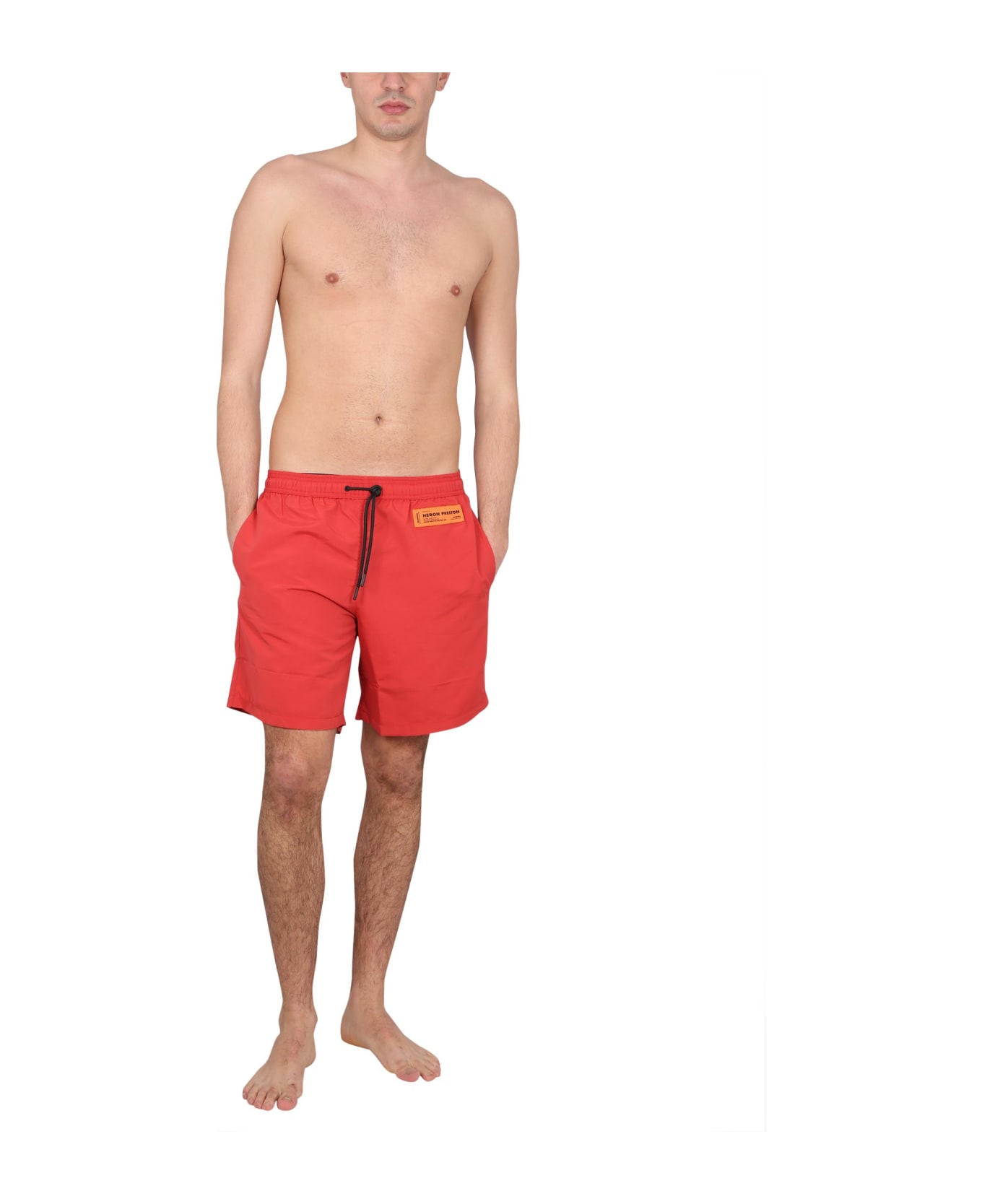 HERON PRESTON Swimshorts - RED
