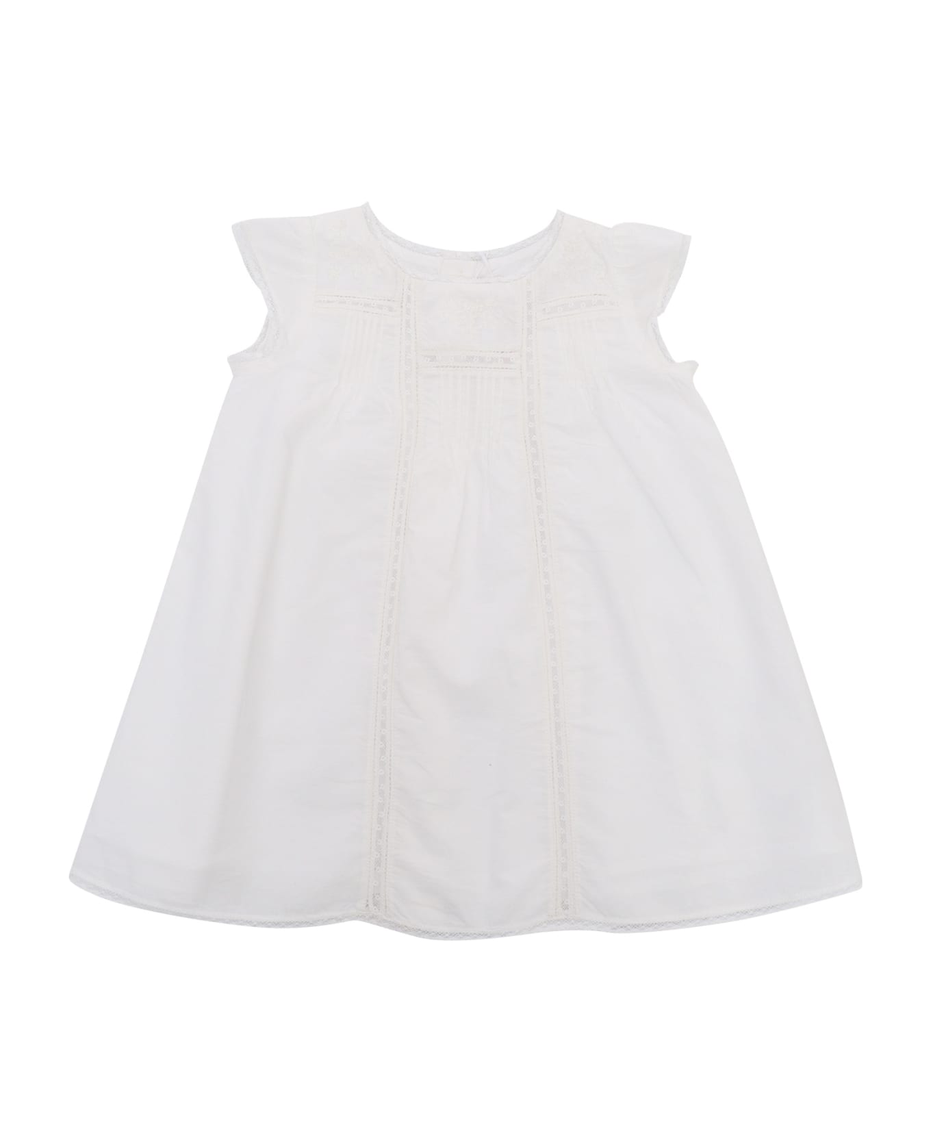 Bonpoint White Angeli Dress - WHITE