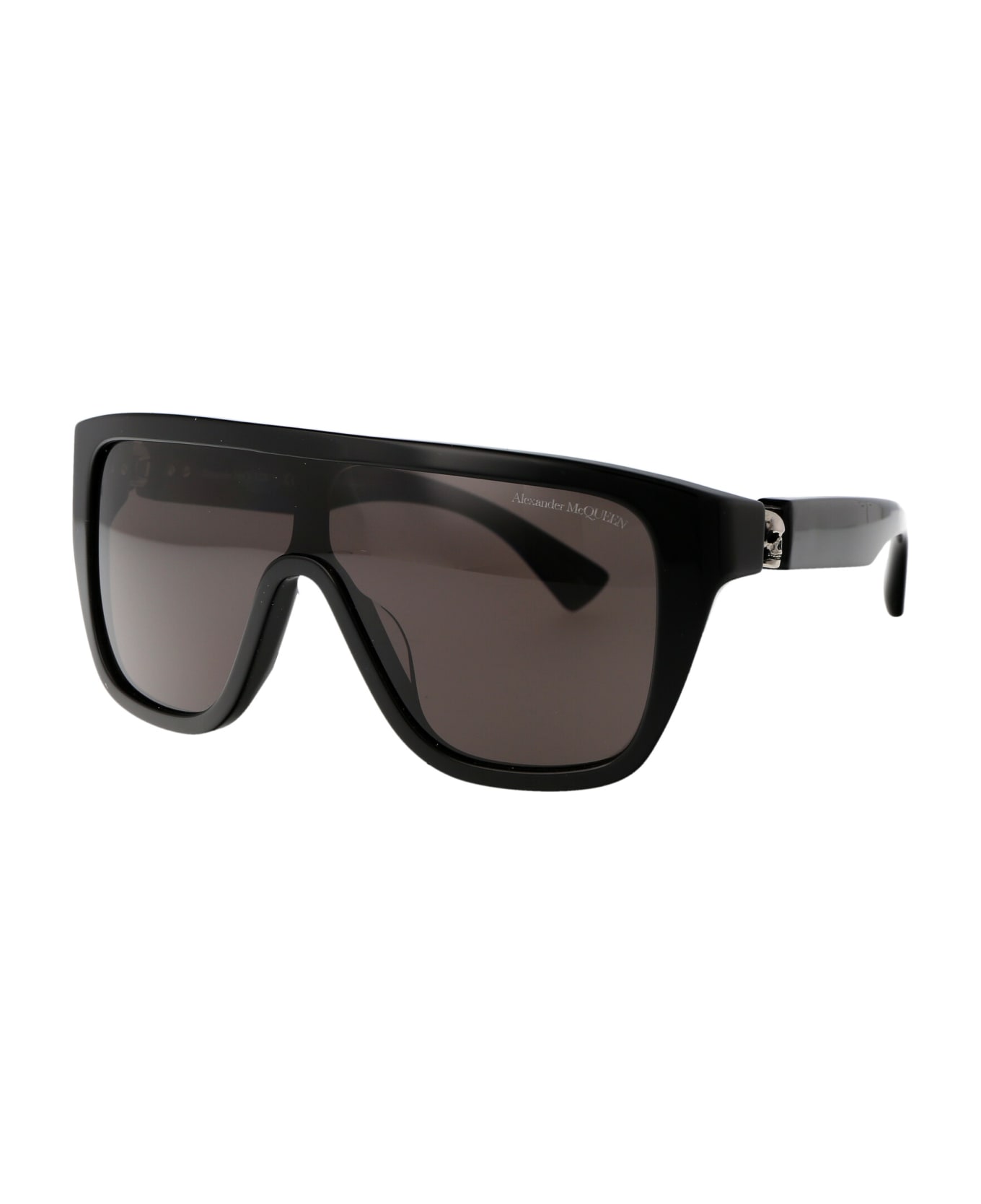 Alexander McQueen Eyewear Am0430s Sunglasses - 001 BLACK BLACK GREY