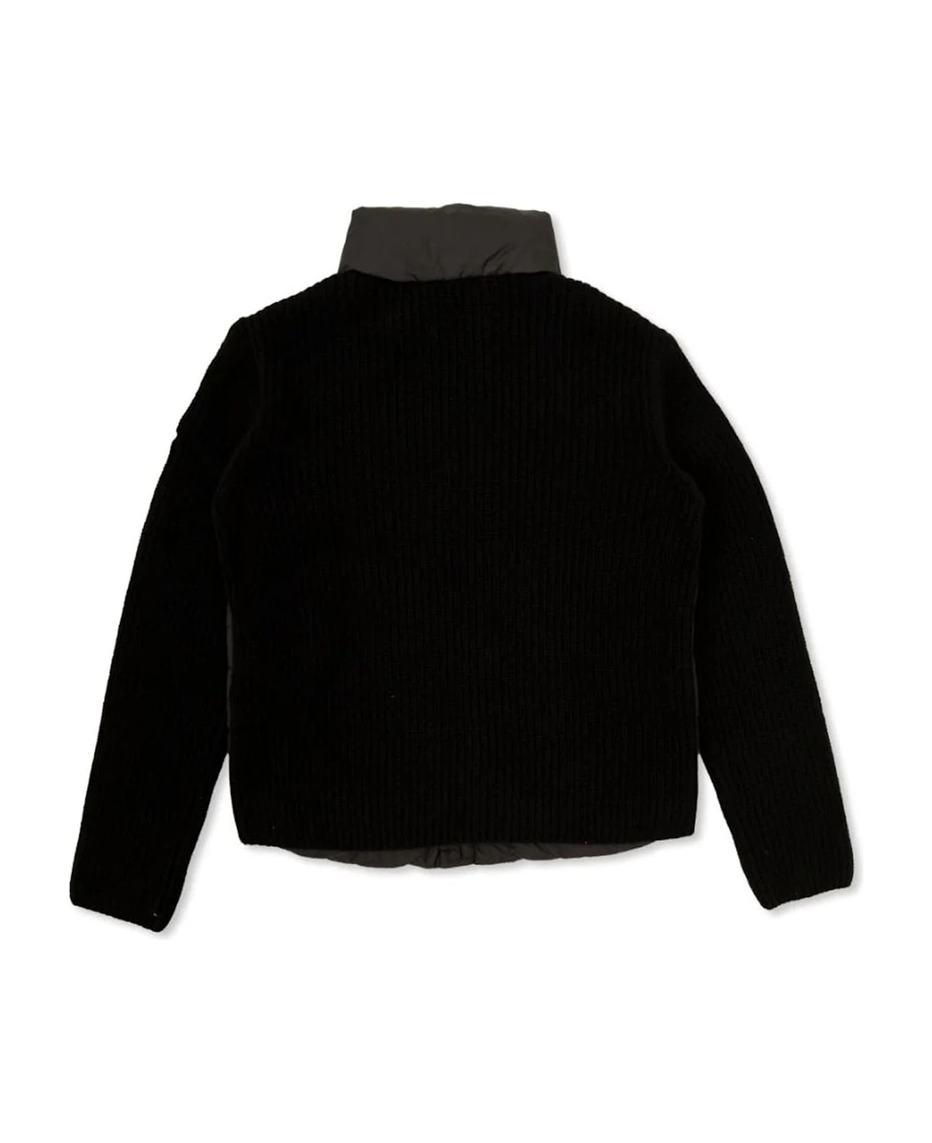 Moncler Kids Sweaters Black - Black