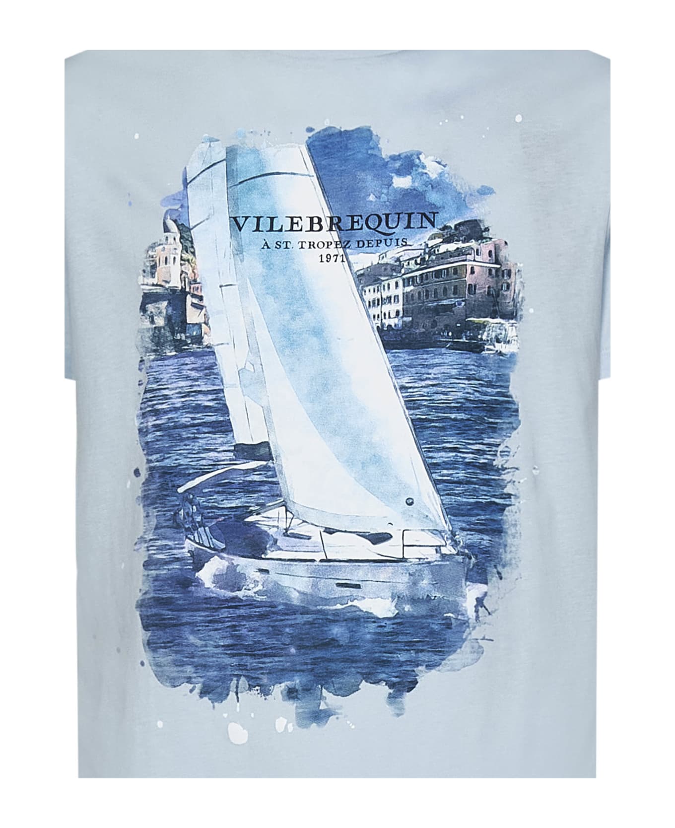 Vilebrequin White Sailing Boat T-shirt - Azzurro Chiaro