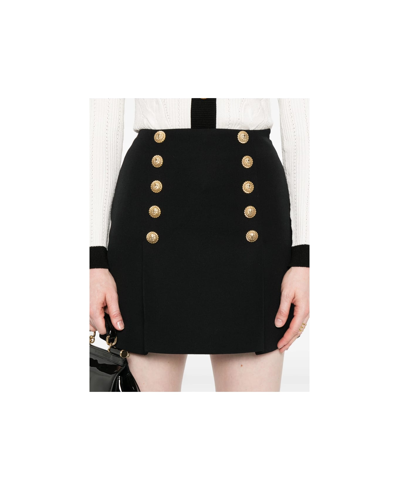 Balmain Skirt - BLACK ボトムス