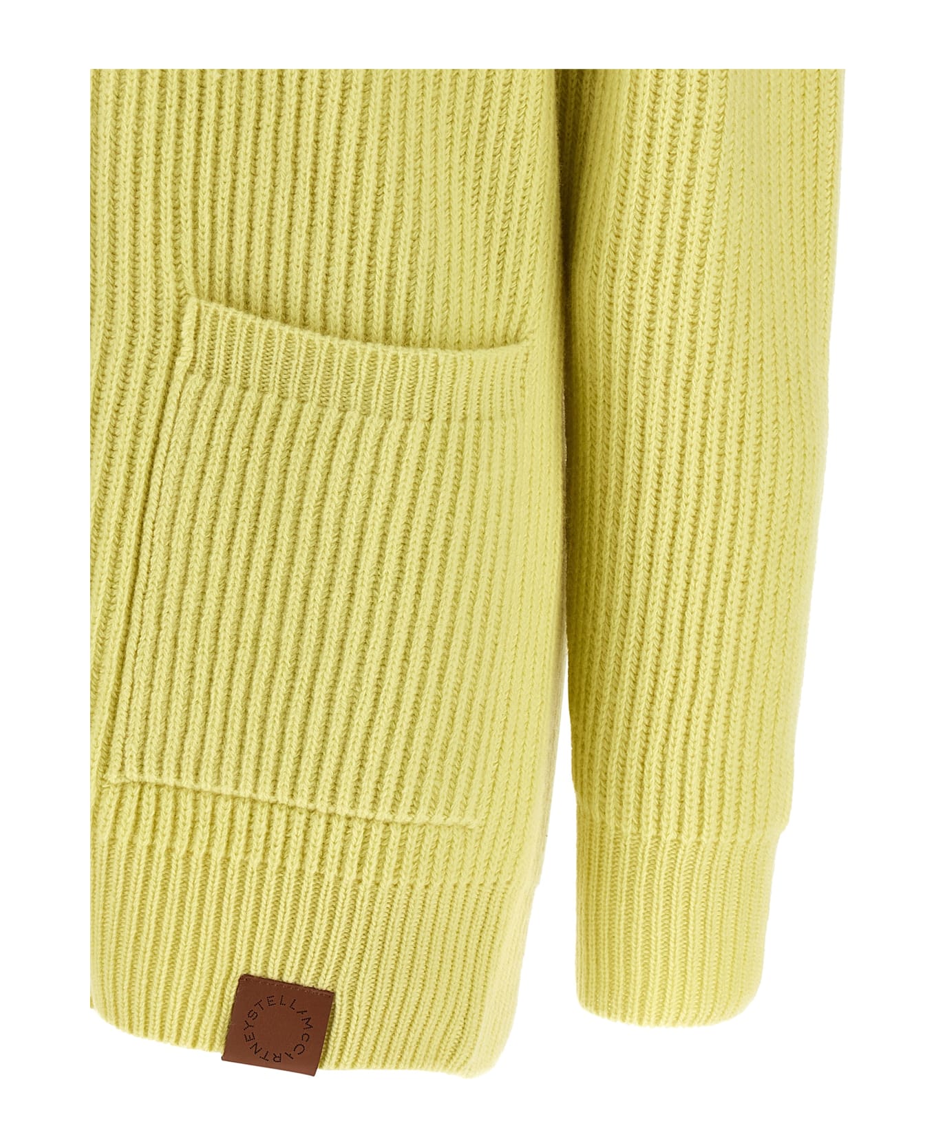 Stella McCartney Thick Knit Cardigan - Yellow