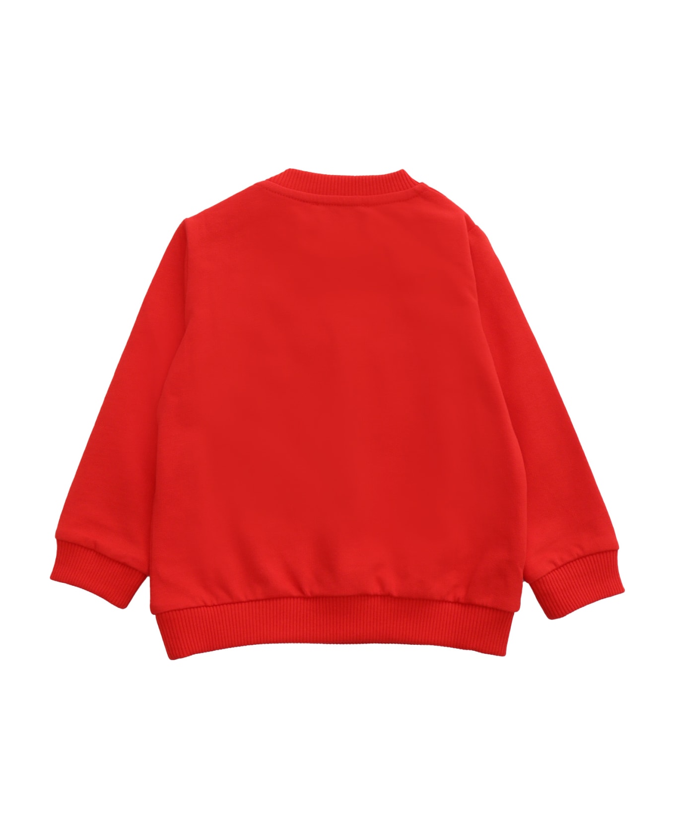 Moschino Red Sweatshirt With Print - RED ニットウェア＆スウェットシャツ