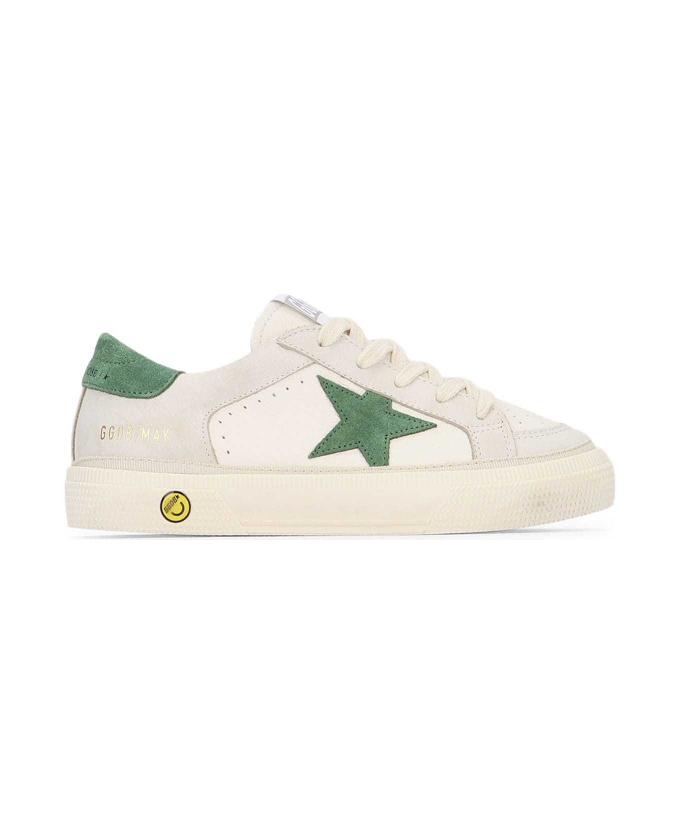 Golden Goose May With Double Quarter A - WHITEBEIGEGREEN
