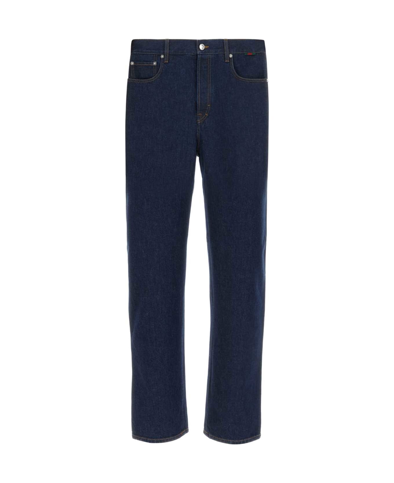 Gucci Dark Blue Denim Jeans - DARKBLUEMIX