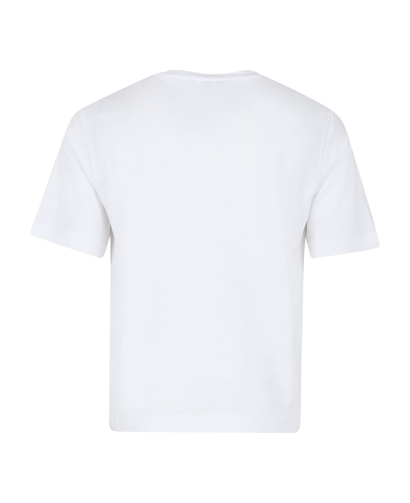 Stella McCartney Kids White T-shirt For Girl With Slogan Print - White Tシャツ＆ポロシャツ