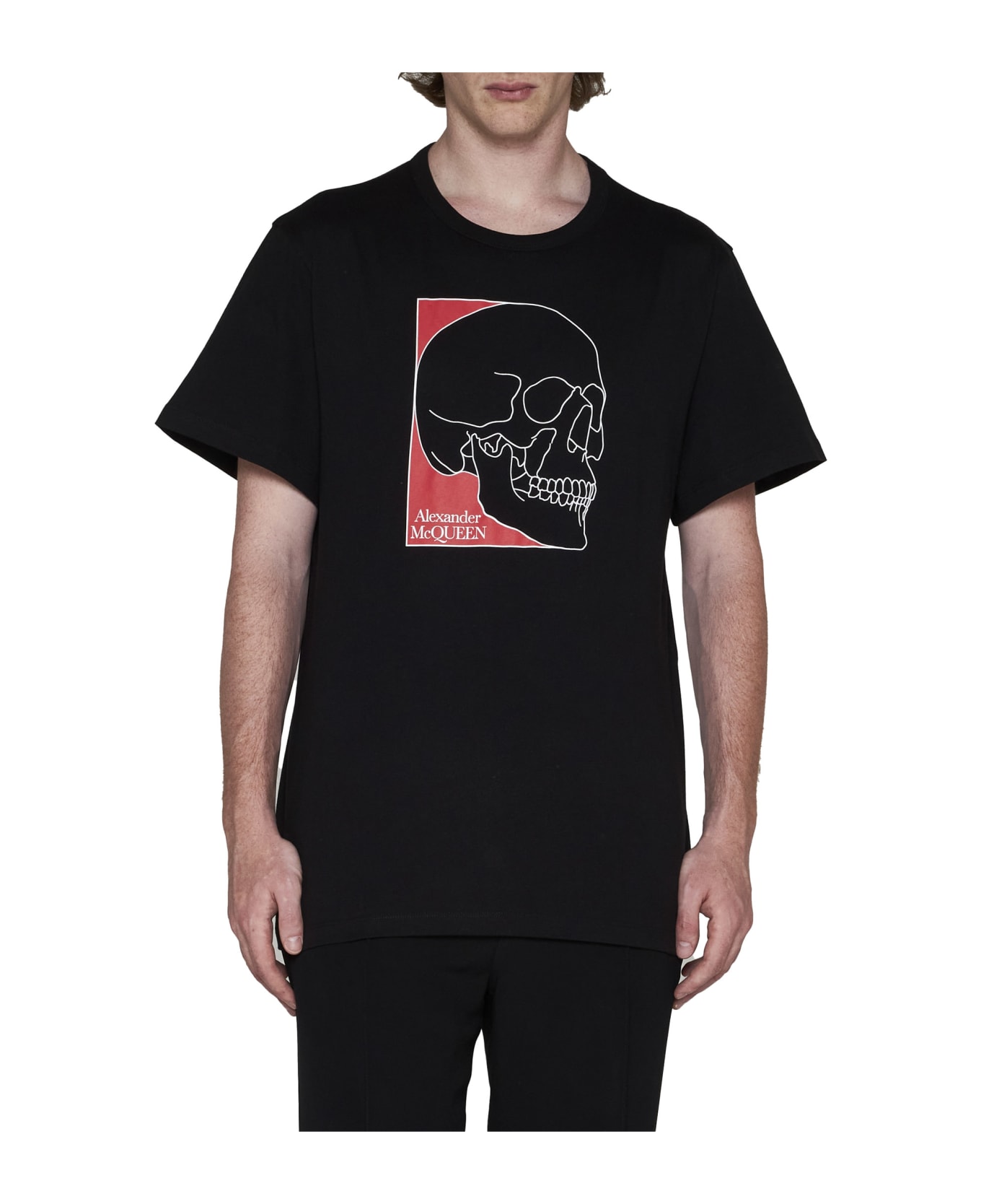 Alexander McQueen Skull Print T-shirt - Black シャツ