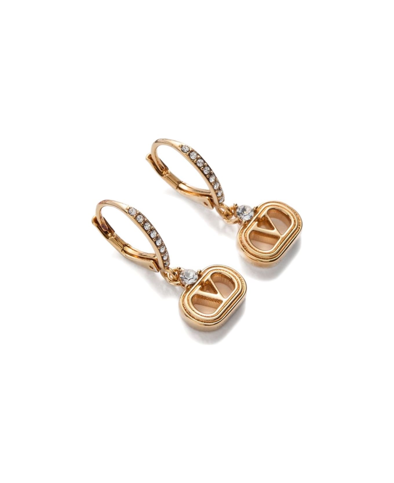 Valentino Garavani Vlogo Signature Earrings - Golden