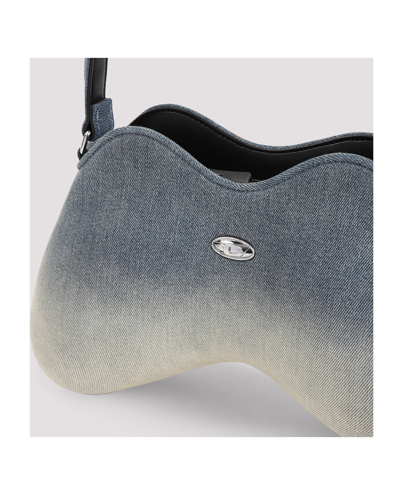 Diesel Double D Shoulder Shoulder Bag - Denim