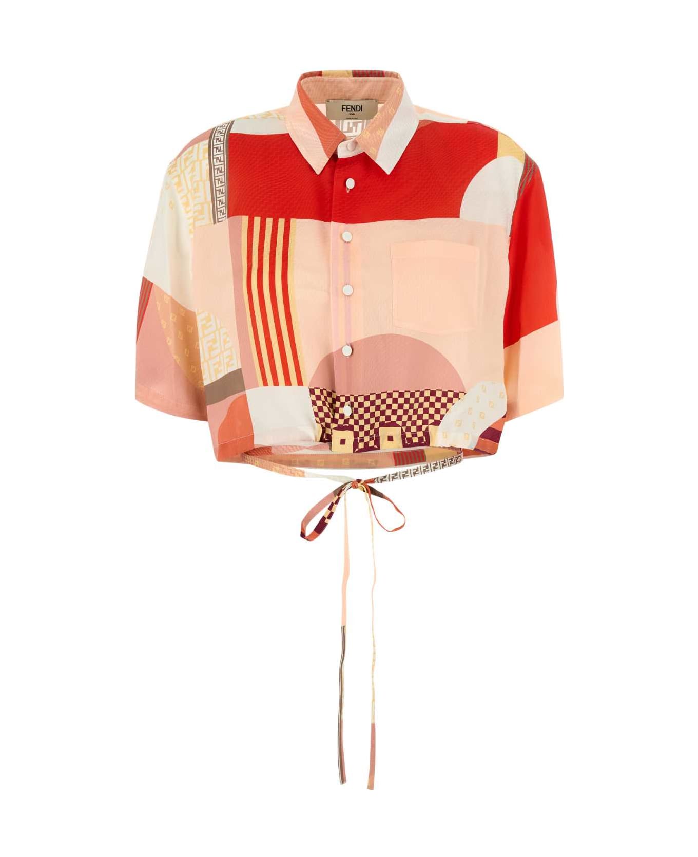 Fendi Printed Silk Shirt - BAHAMAS-25