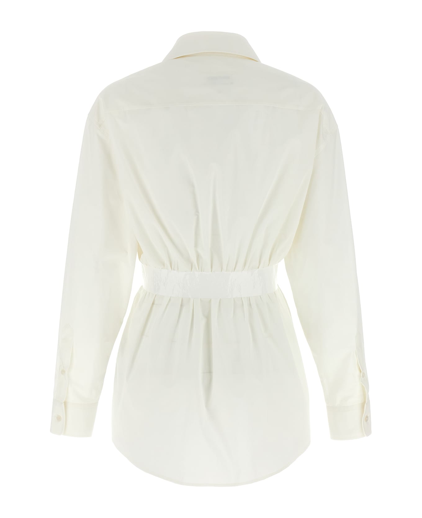 MM6 Maison Margiela White Cotton Shirt - White