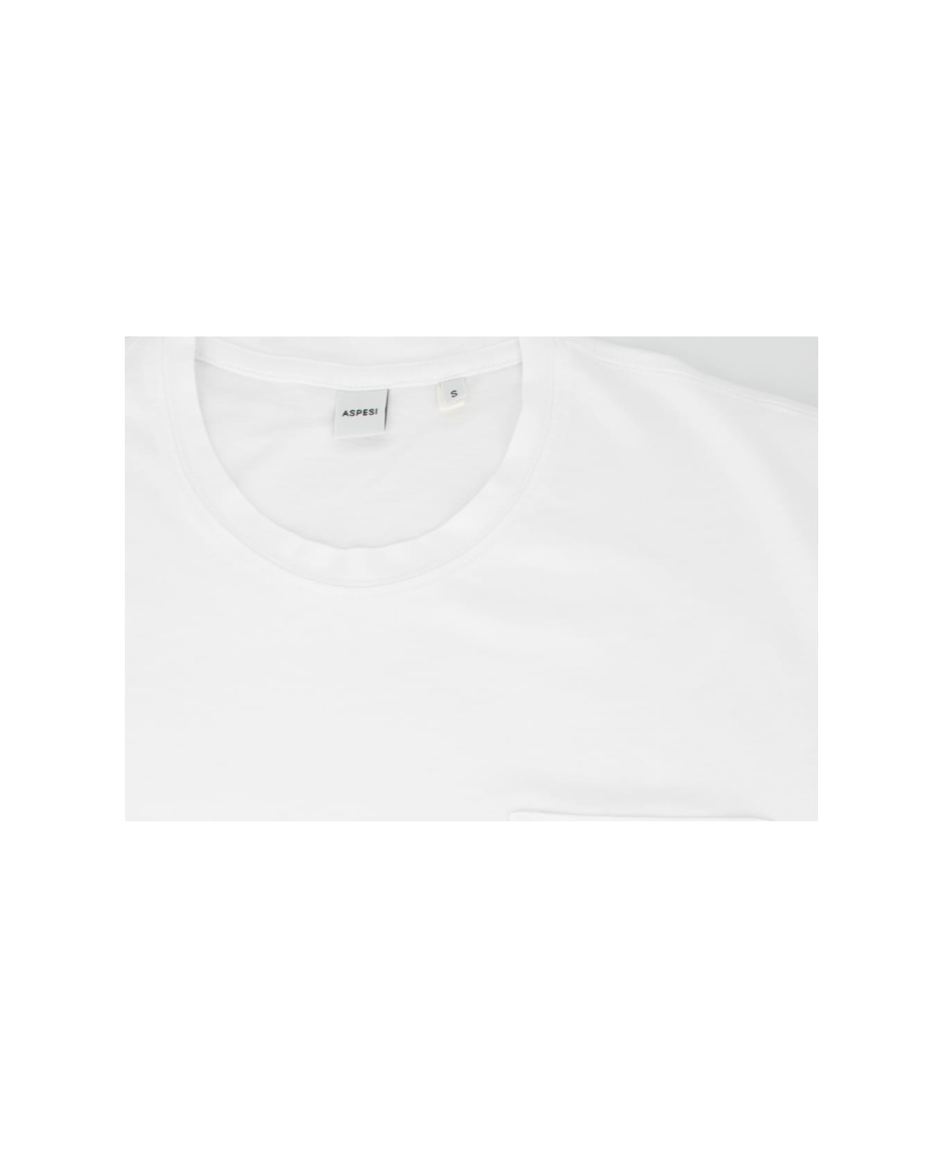 Aspesi White T-shirt With Print - WHITE シャツ