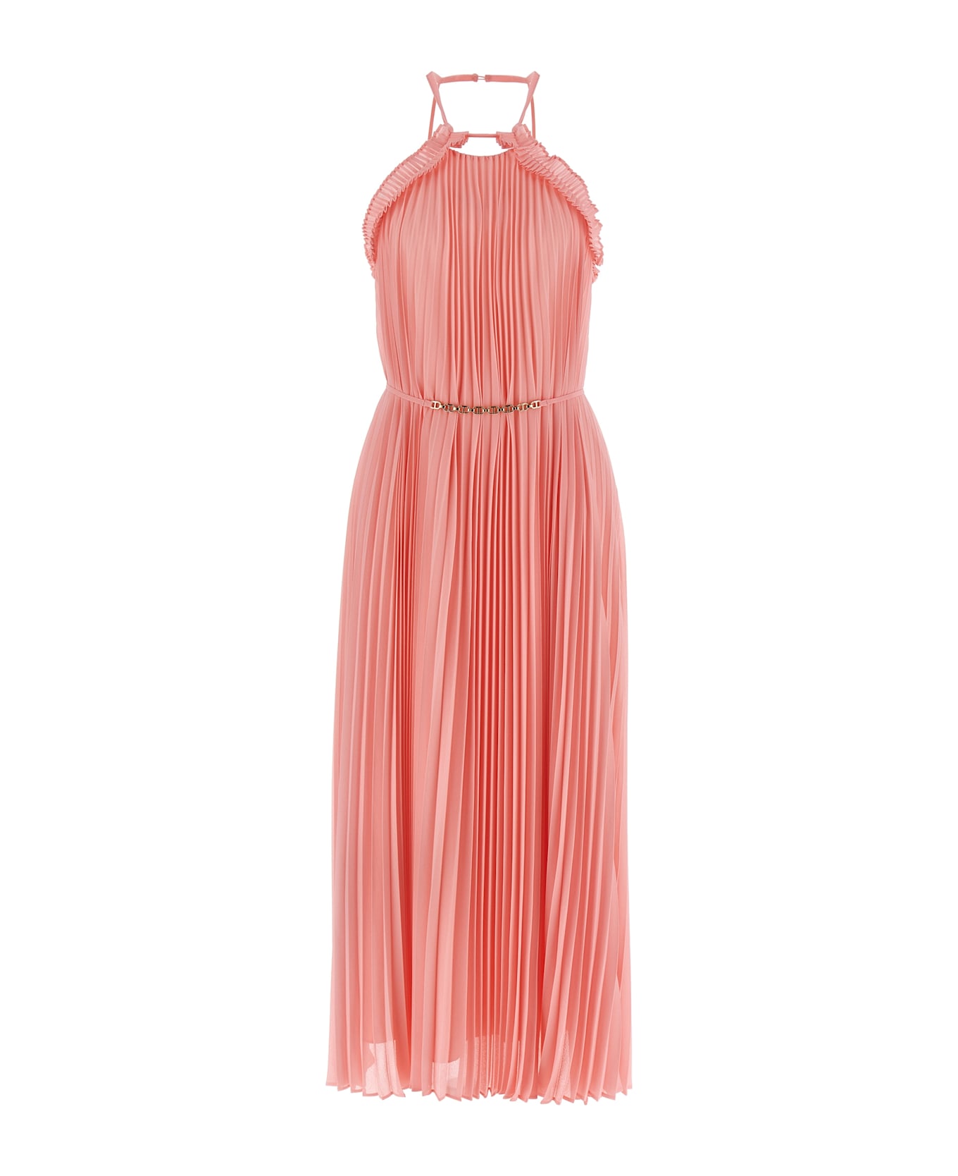 TwinSet Pleated Dress - Pink