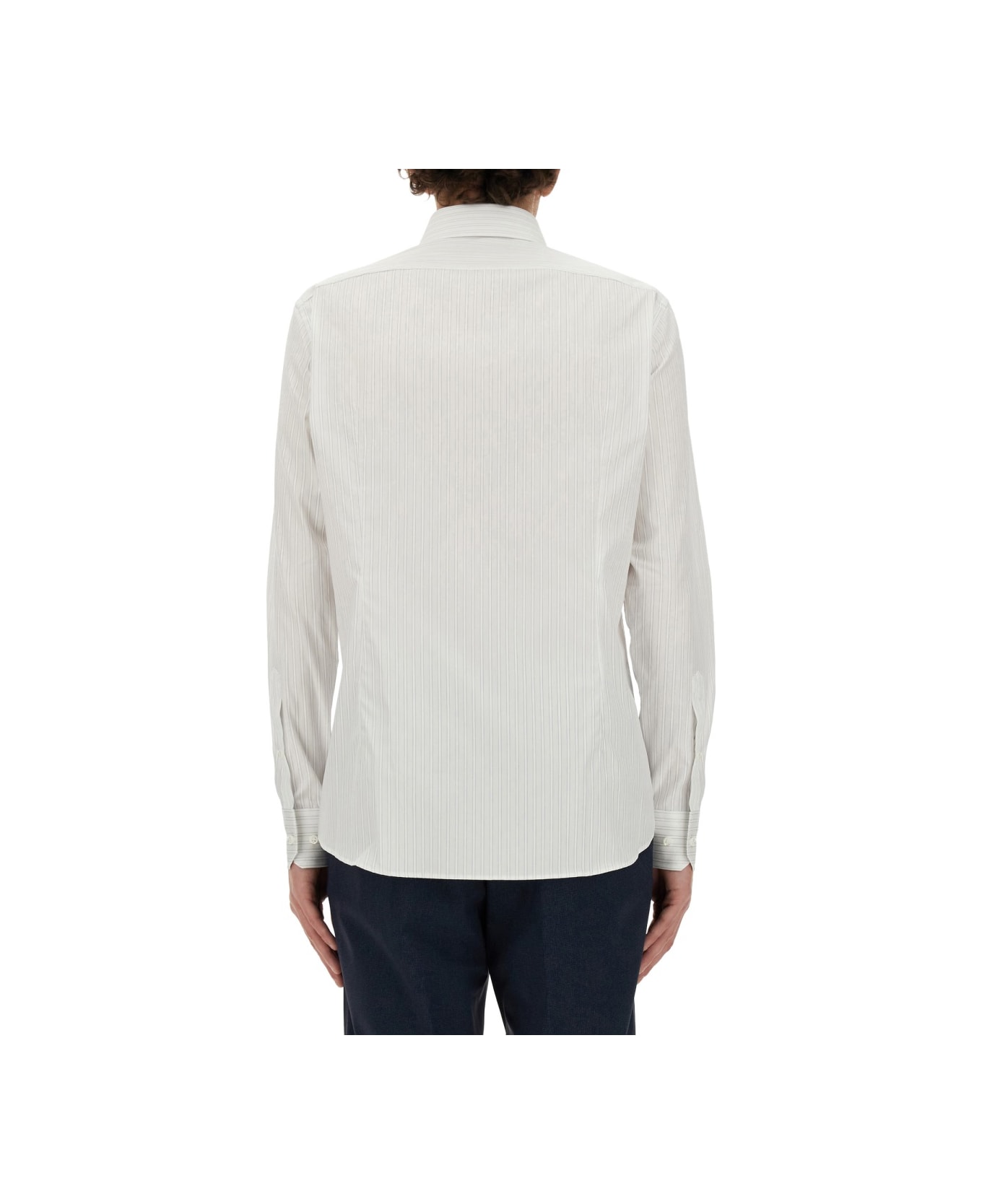Hugo Boss Regular Fit Shirt - WHITE シャツ