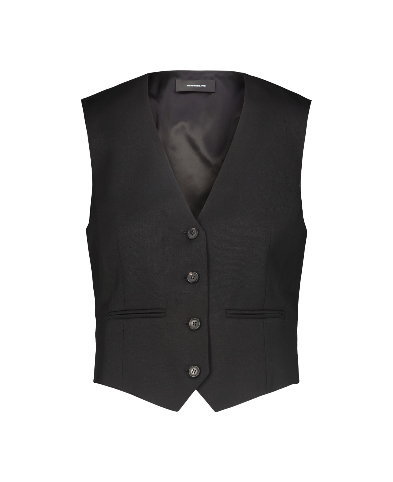 WARDROBE.NYC Waistcoat - Blk Black
