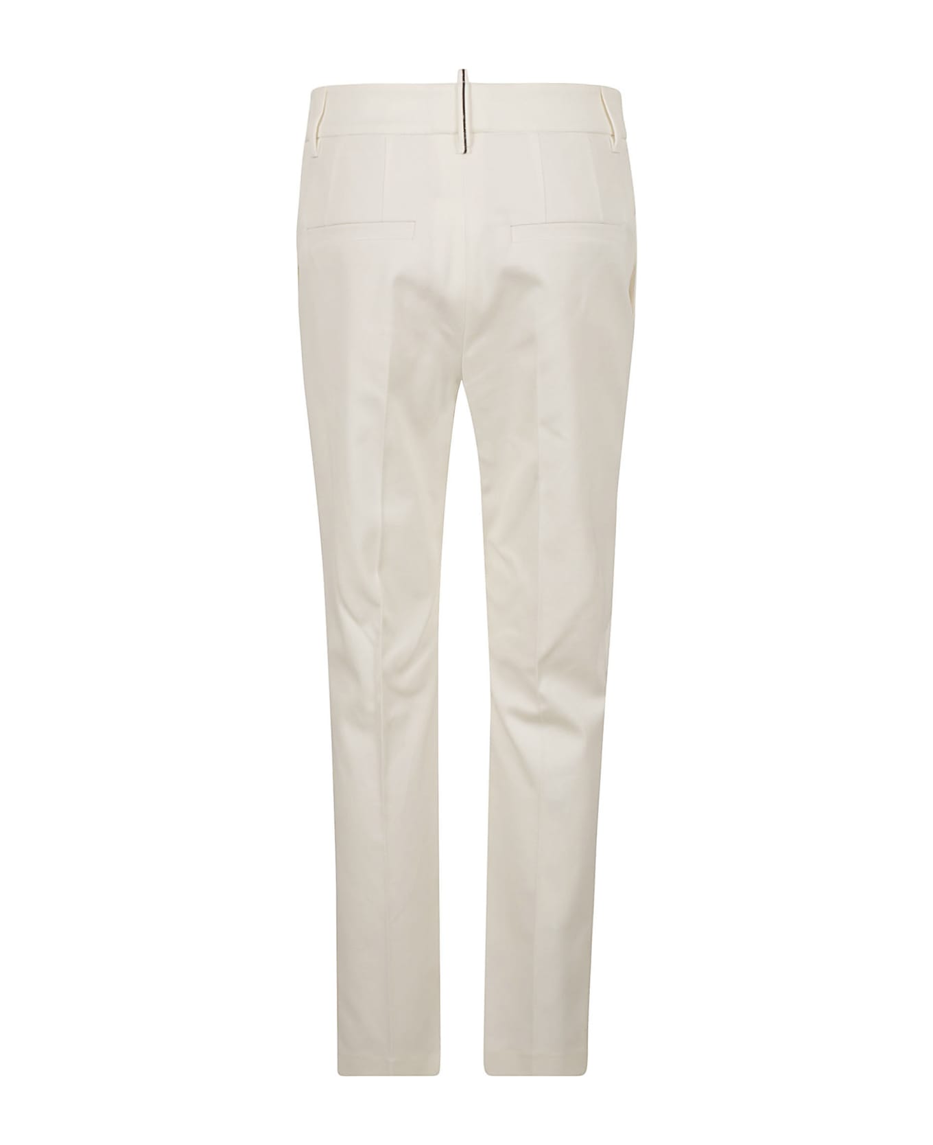 Brunello Cucinelli Concealed Trousers - WHITE ボトムス