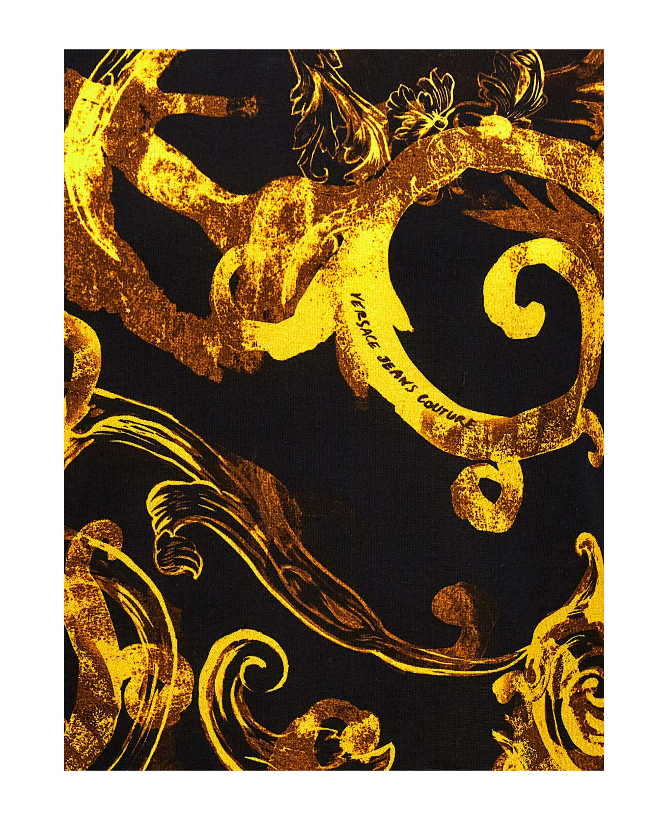 Versace Jeans Couture All Over Print T-shirt - BLACK/GOLD